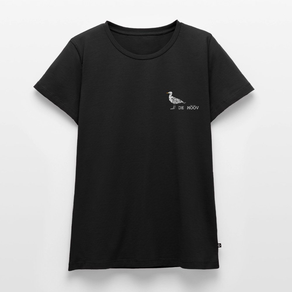 Damen Premium Bio T-Shirt - de Mööv (weiss) - Schwarz
