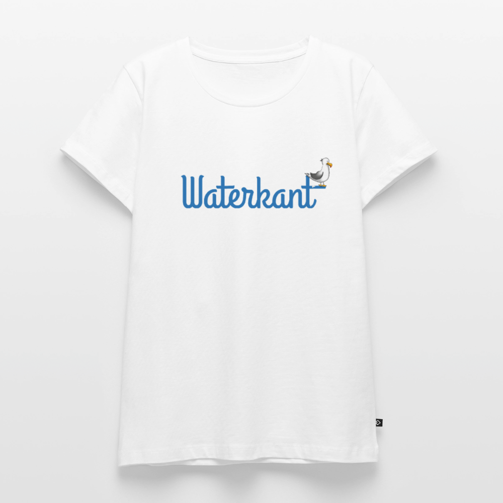 Damen Premium Bio T-Shirt - Waterkant - Weiß