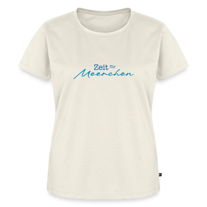 Damen Premium T-Shirt - Zeit für Meerchen - Naturweiß