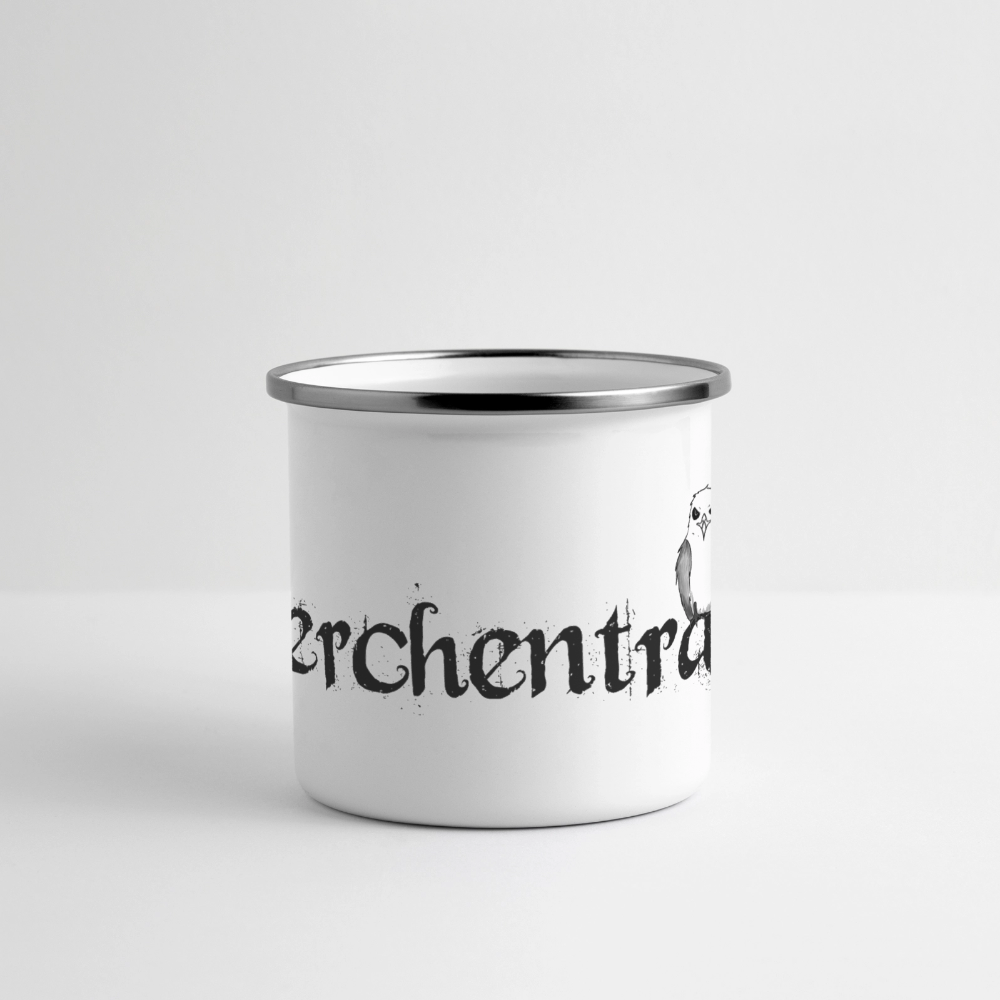 Meerchentraum - Emaille-Tasse - Weiß