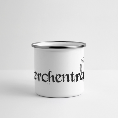 Meerchentraum - Emaille-Tasse - Weiß