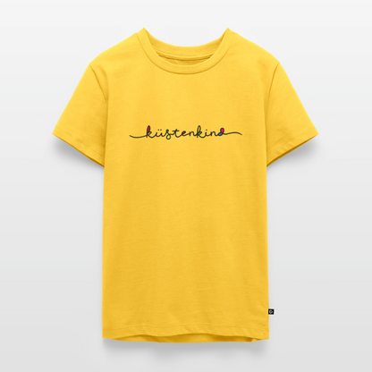 Teenager Premium T-Shirt "Küstenkind" - Sonnengelb