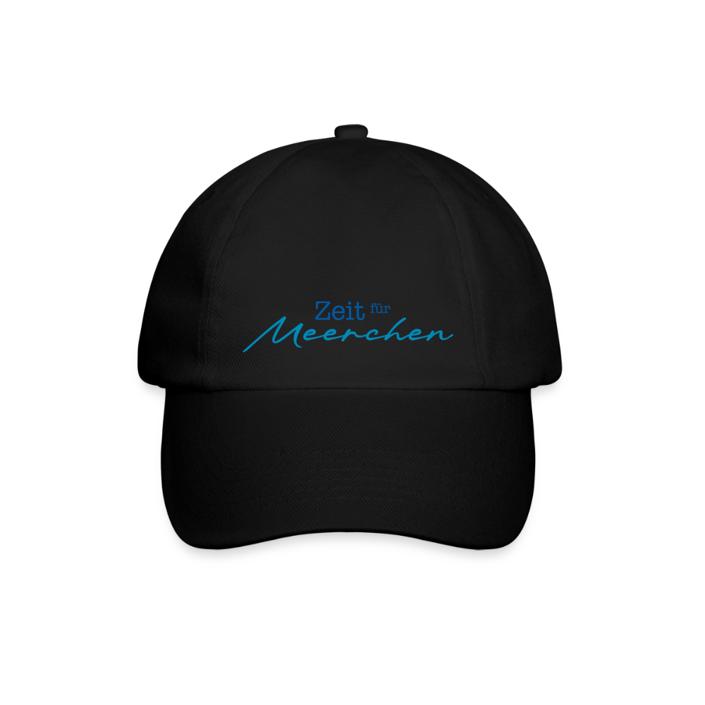 Baseballkappe - Zeit für Meerchen - Schwarz/Schwarz