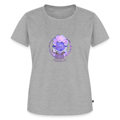 Frauen Premium T-Shirt - Eigenwollig - Grau meliert