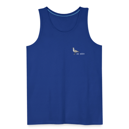 Männer Premium Tank Top - de Mööv (weiss) - Königsblau