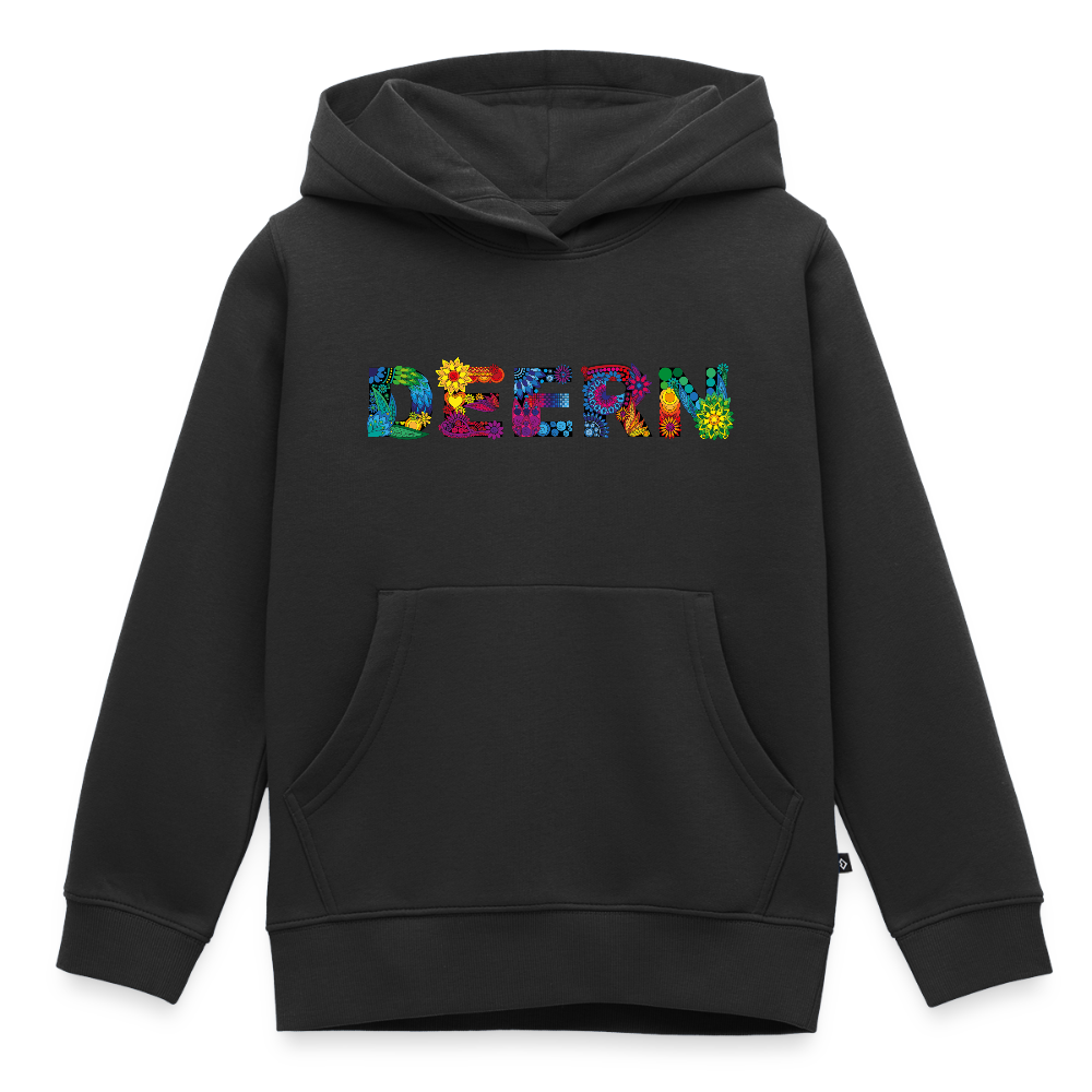 Kinder Premium Hoodie - Deern - Schwarz