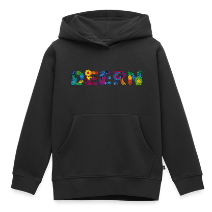 Kinder Premium Hoodie - Deern - Schwarz
