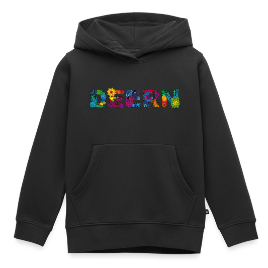 Kinder Premium Hoodie - Deern - Schwarz