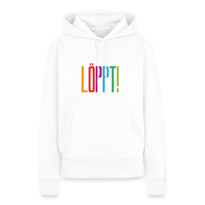 Damen Premium Hoodie - Löppt! - Weiß