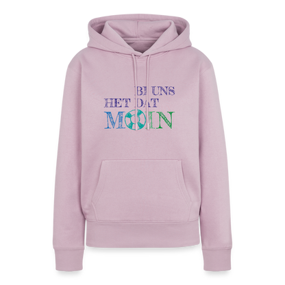 Damen Premium Hoodie - Bi uns het dat Moin - Altrosa