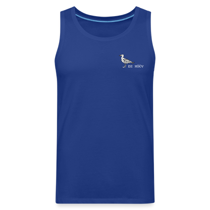 Männer Premium Tank Top - de Mööv (weiss) - Königsblau