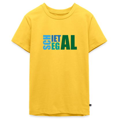 Teenager Premium T-Shirt "Schietegal" - Sonnengelb