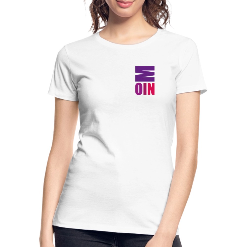 Frauen Premium Bio T-Shirt - Moin - Weiß