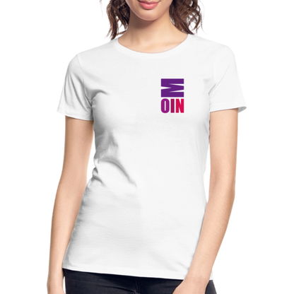 Frauen Premium Bio T-Shirt - Moin - Weiß