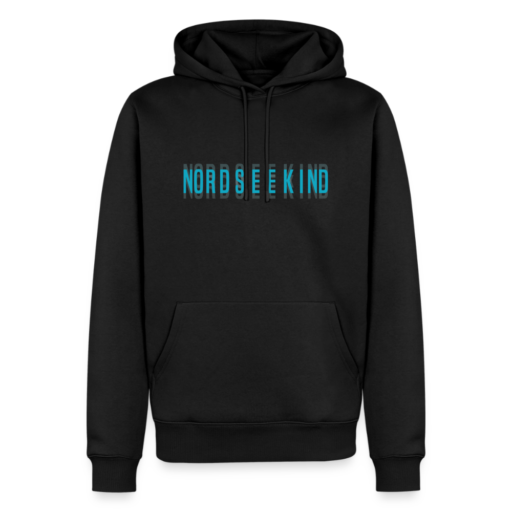 Nordseekind Herren Premium Hoodie - Schwarz