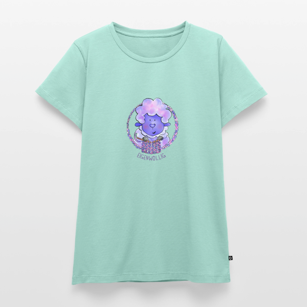 Frauen Premium T-Shirt - Eigenwollig - Mint 