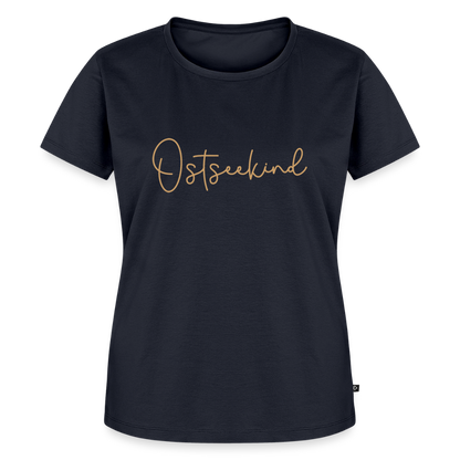 Damen Premium Bio T-Shirt - Ostseekind - Navy