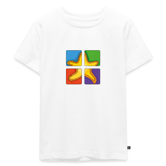 Kinder Premium T-Shirt - Seestern - Weiß
