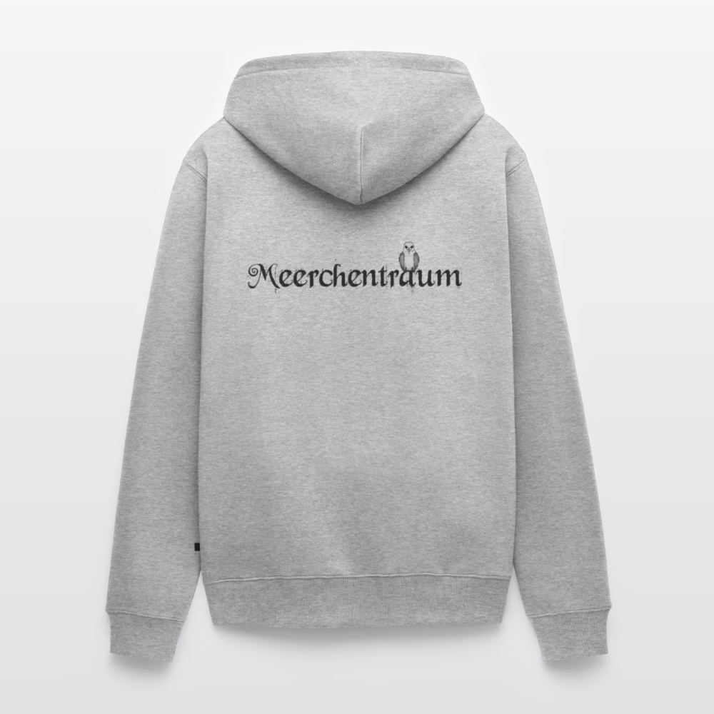Meerchentraum -  Herren Premium Kapuzenjacke - Grau meliert