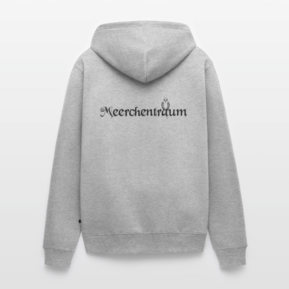 Meerchentraum -  Herren Premium Kapuzenjacke - Grau meliert