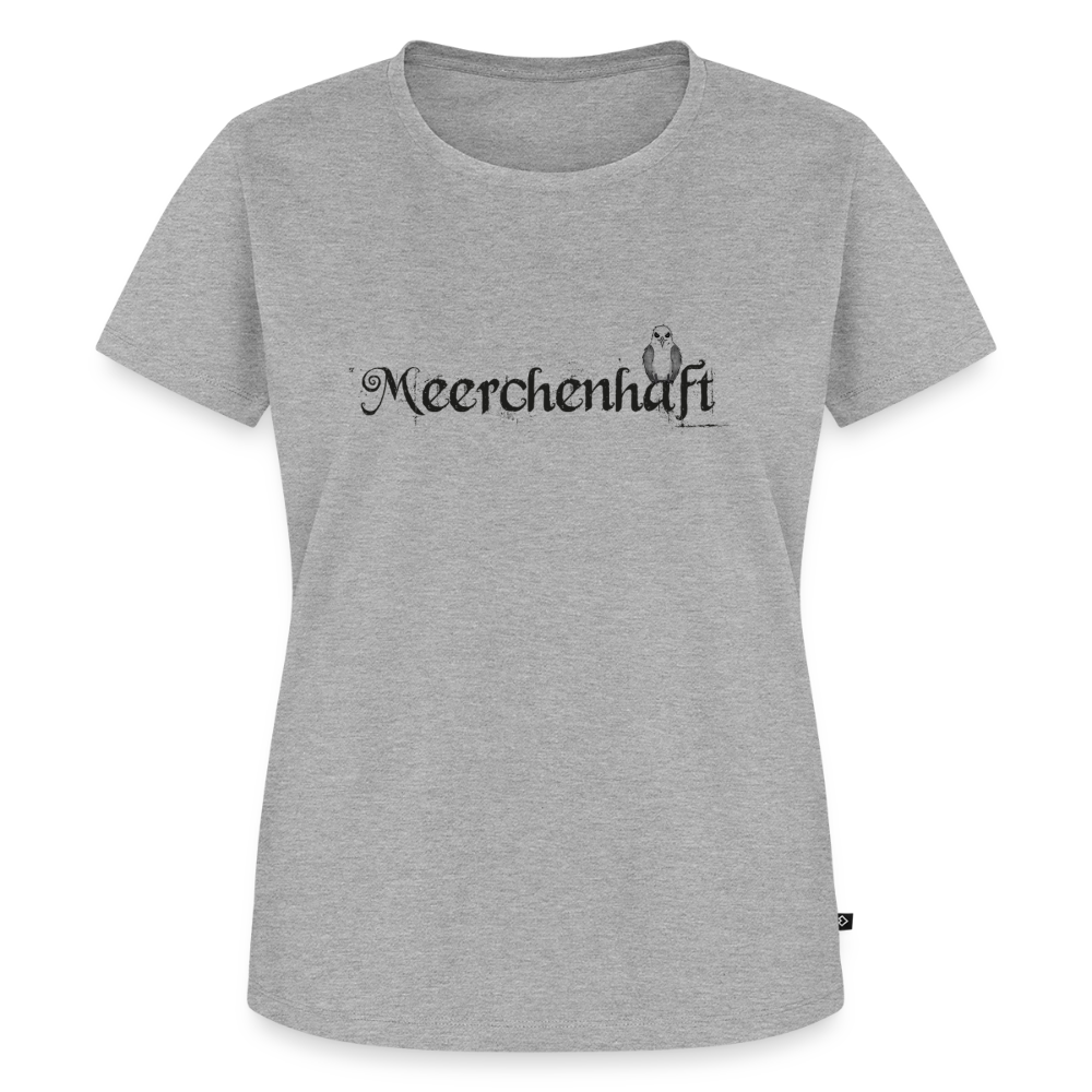 Meerchenhaft Damen Premium T-Shirt im nordischen Stil - Grau meliert