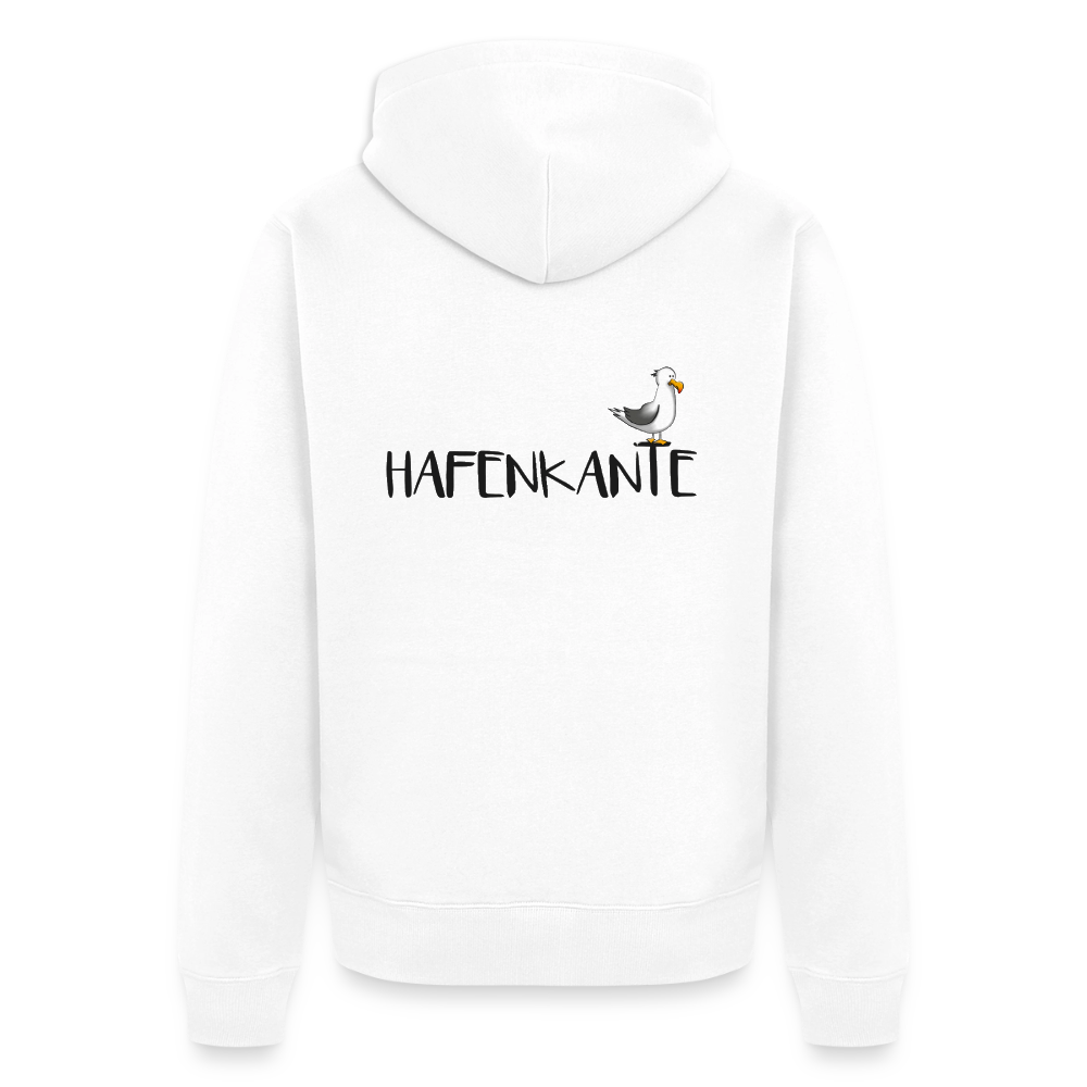 Hafenkante - Herren Premium Kapuzenjacke - Weiß