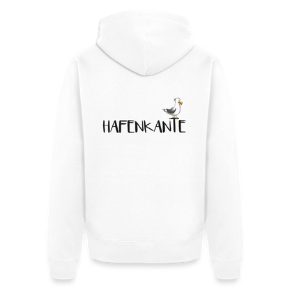 Hafenkante - Herren Premium Kapuzenjacke - Weiß