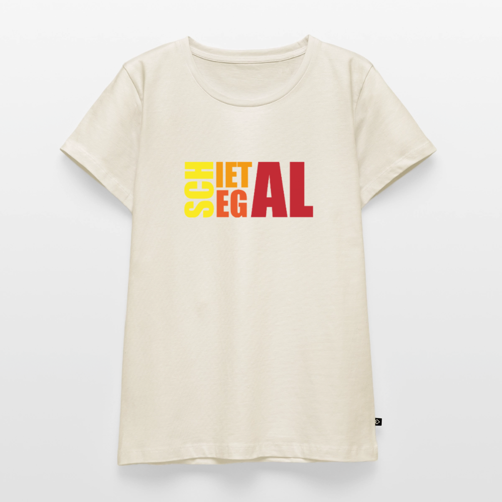 Damen Premium Bio T-Shirt - Schietegal - Naturweiß