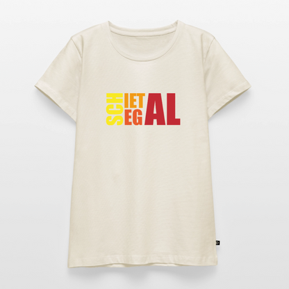 Damen Premium Bio T-Shirt - Schietegal - Naturweiß