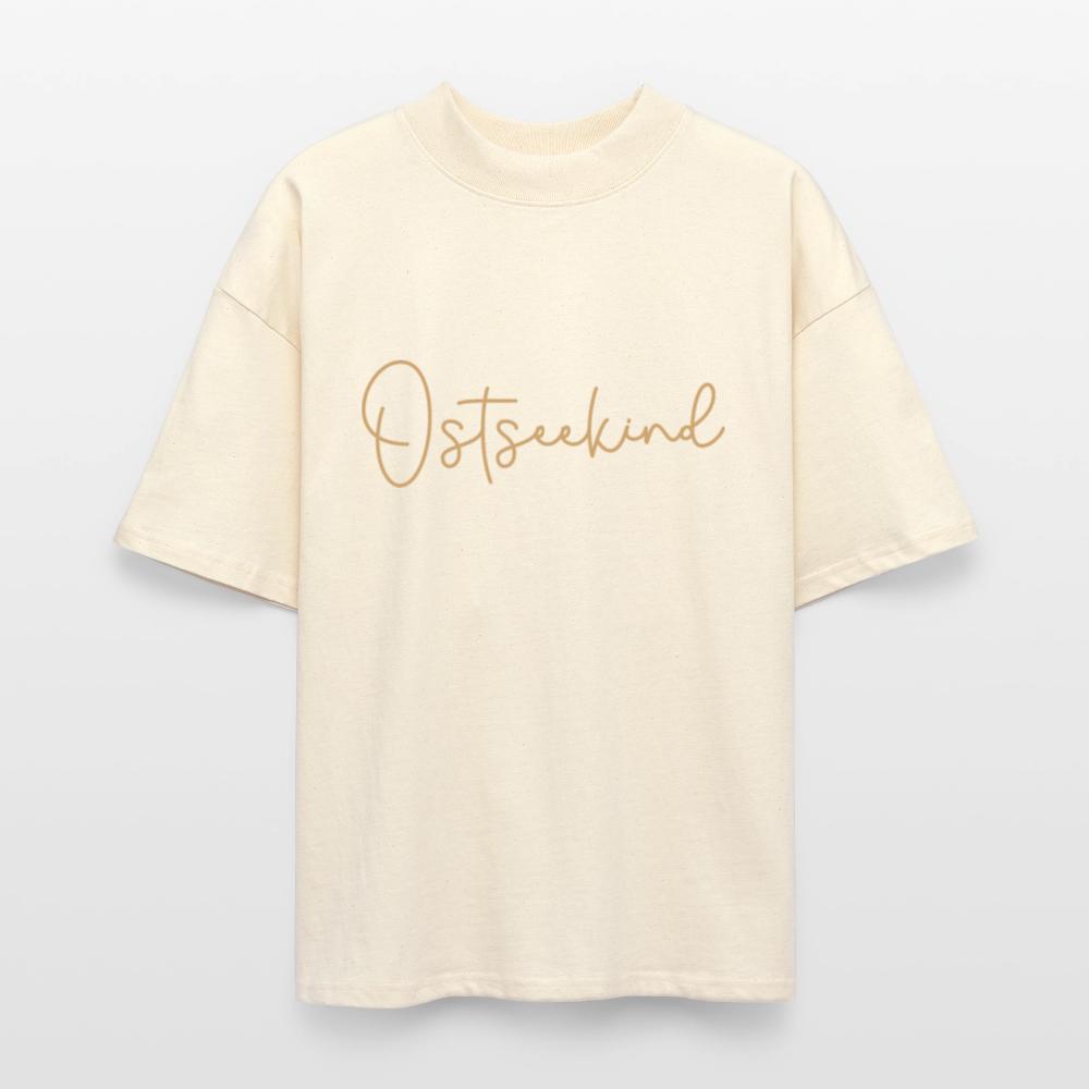 Unisex Oversize Bio-T-Shirt - Ostseekind - Weißgrau