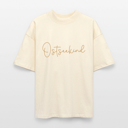 Unisex Oversize Bio-T-Shirt - Ostseekind - Weißgrau
