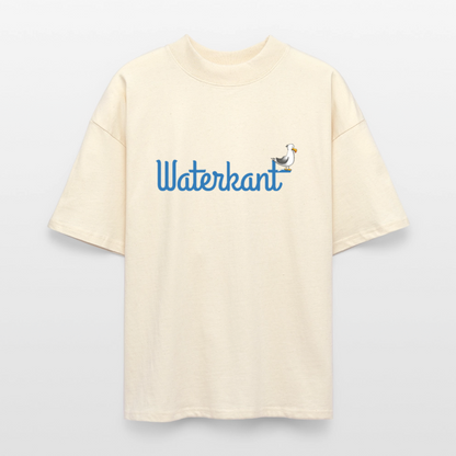 Unisex Oversize Bio-T-Shirt - Waterkant - Weißgrau