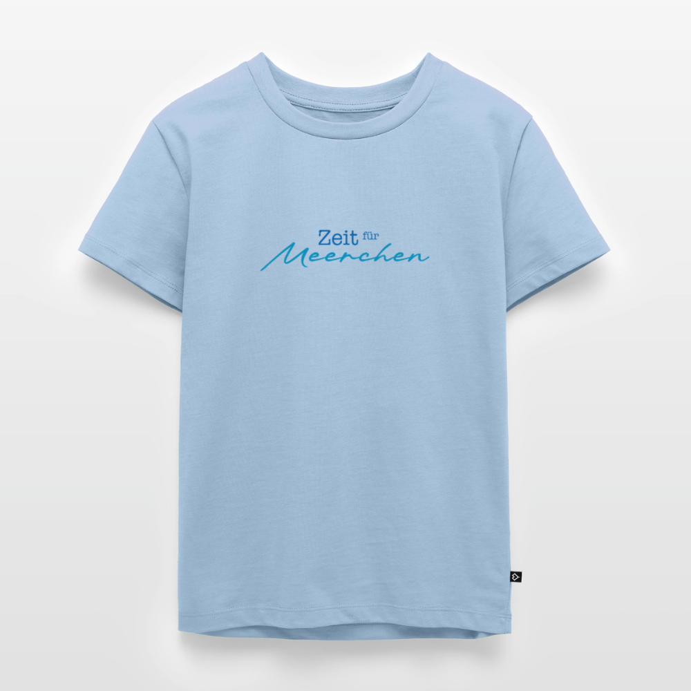 Kinder Premium T-Shirt "Zeit für Meerchen" - Hellblau