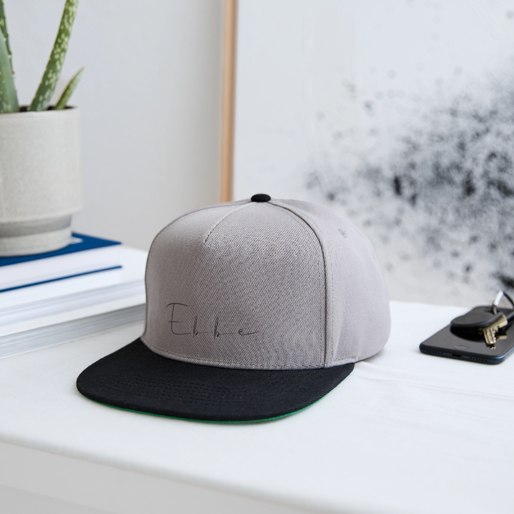 Ebbe - Snapback Cap - Graphit/Schwarz