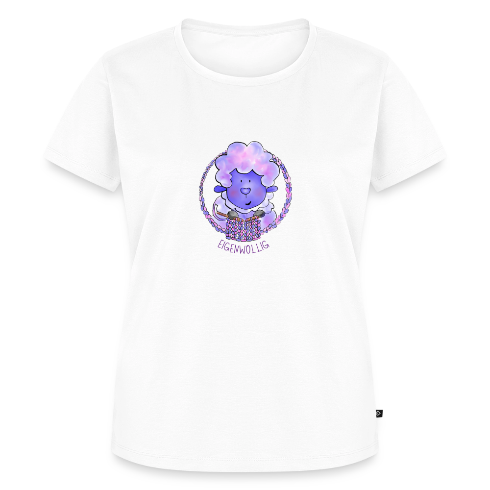 Frauen Premium T-Shirt - Eigenwollig - Weiß