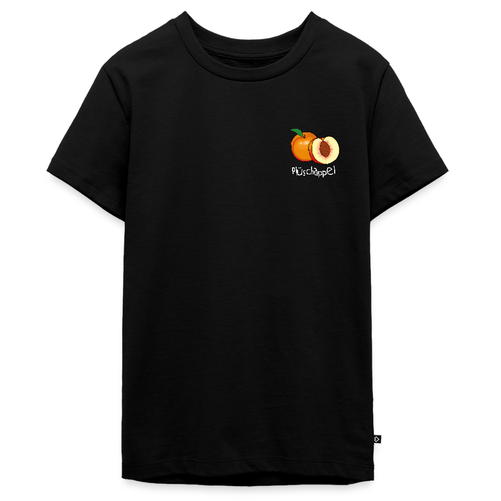 Teenager Premium T-Shirt - Plüschappel (weiss) - Schwarz