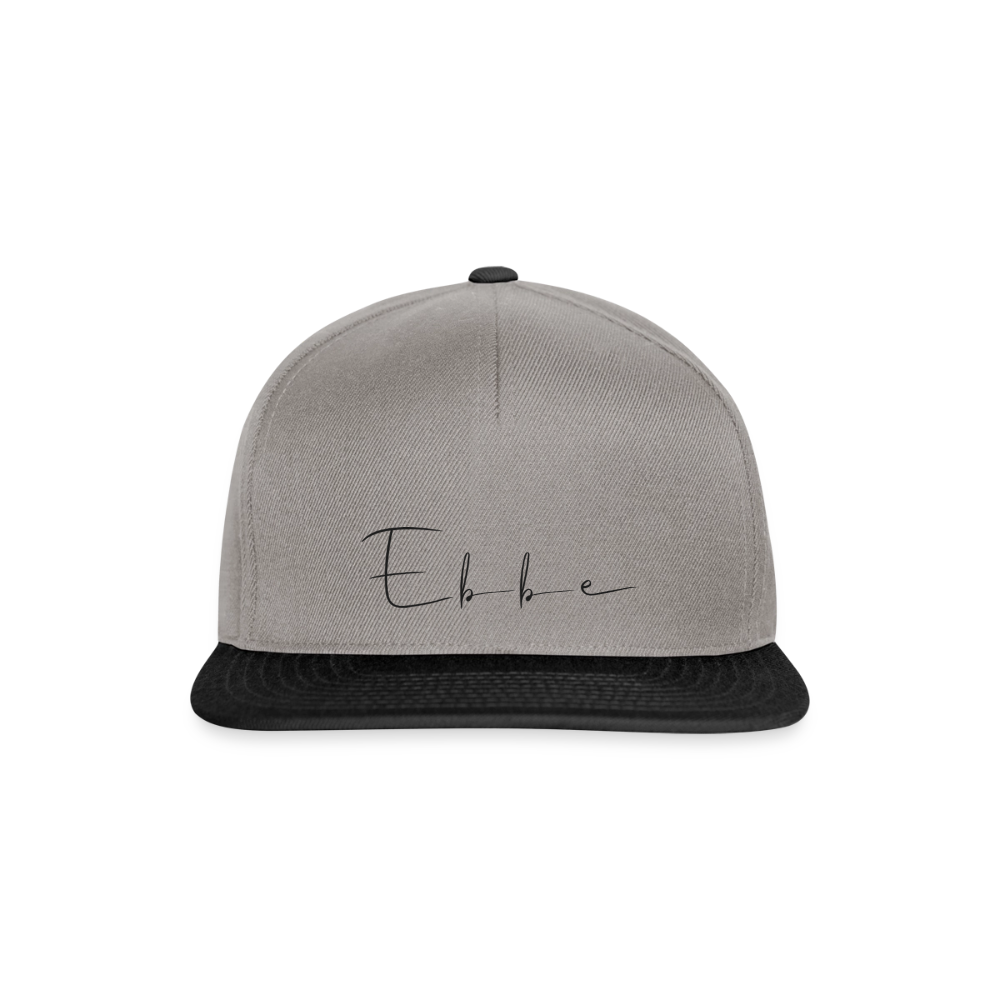 Ebbe - Snapback Cap - Graphit/Schwarz