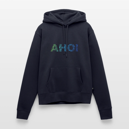 Damen Premium Hoodie - Ahoi doodles - Navy