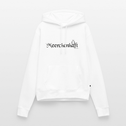 Meerchenhaft Damen Premium Hoodie im nordischen Stil - Weiß