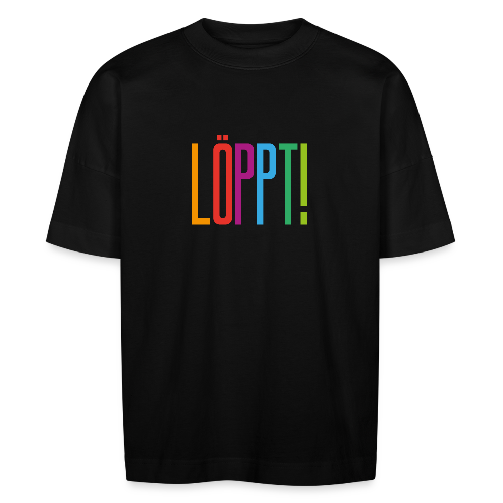 Unisex Oversize Bio-T-Shirt - Löppt! - Schwarz