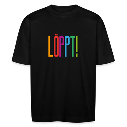 Unisex Oversize Bio-T-Shirt - Löppt! - Schwarz