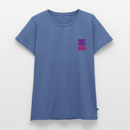 Damen Premium Bio T-Shirt - Moin - Taubenblau