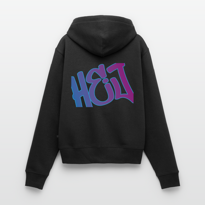 Damen Premium Kapuzenjacke - Hej - Schwarz