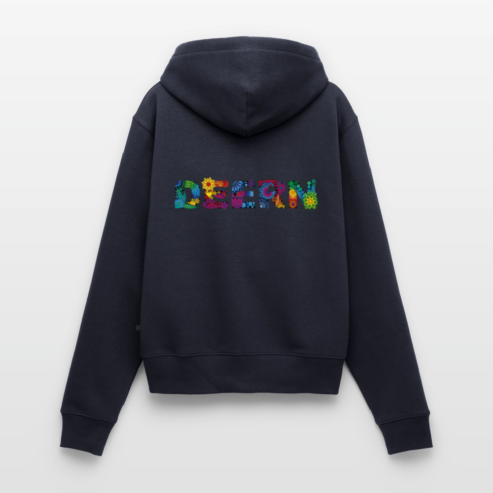 Damen Premium Kapuzenjacke - Deern - Navy