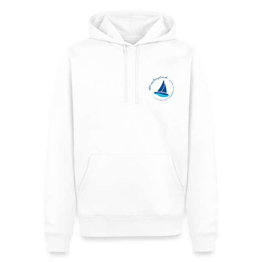 Herren Premium Hoodie - Küstenglück - Weiß