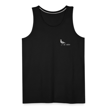 Männer Premium Tank Top - de Mööv (weiss) - Schwarz