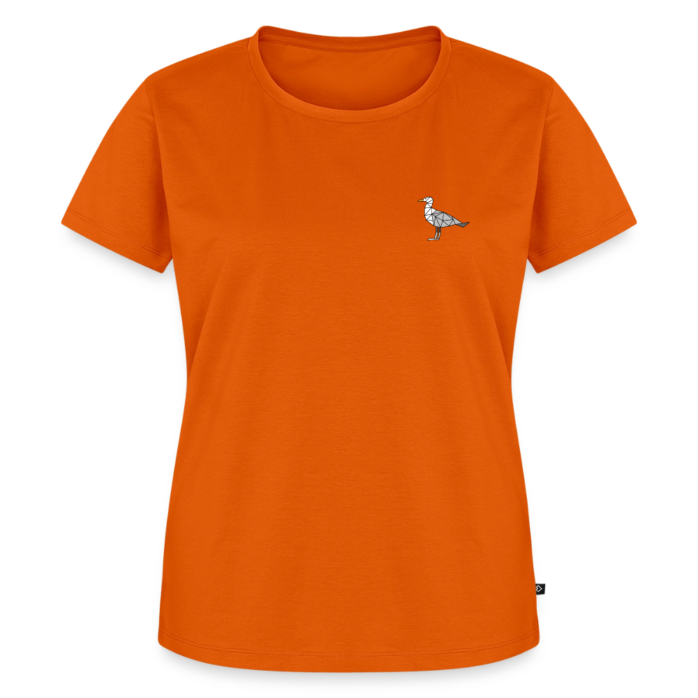 Möwe - Damen Premium Bio T-Shirt - Orange 
