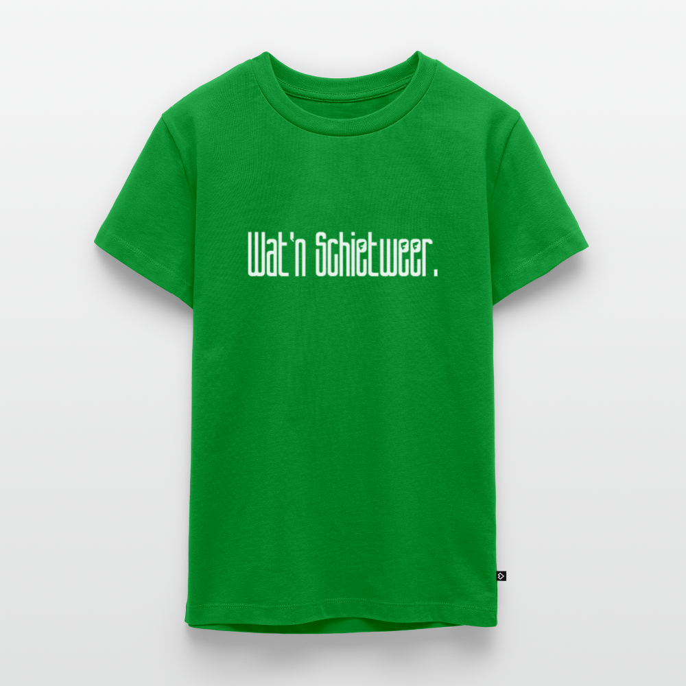 Teenager Premium T-Shirt - wat'n Schietweer (weiss) - Grün