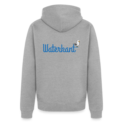 Herren Premium Kapuzenjacke - Waterkant - Grau meliert