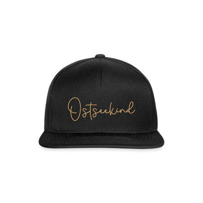 Snapback Cap - Ostseekind - Schwarz/Schwarz